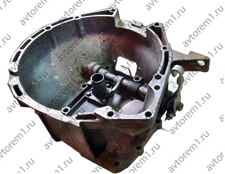 Кожух сцепления КПП  Aleko-141  Москвич-2141 с мотором Ford XLD418.  в сборе. чугун (р)