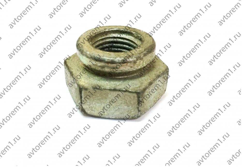 Гайка самоконтрящаяся штока передней стойки Москвич 2141  оригинал